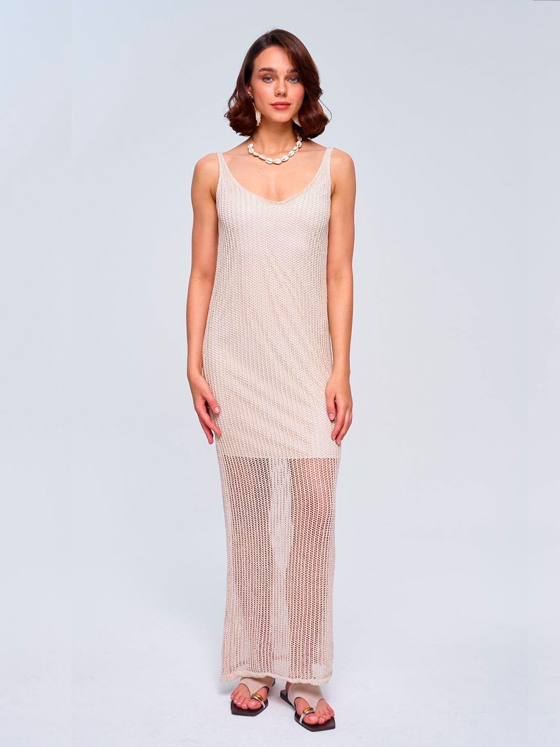 Perla-Gold-Knitted-Maxi-Dress-1
